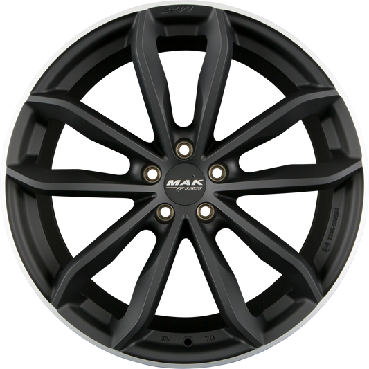 Mak 24H-FF Ice Ring Black Alufelge 10x20 Zoll ET19 LK 5x112 ML66.6