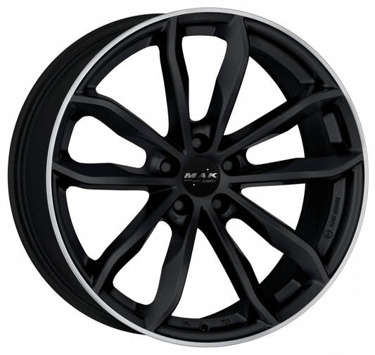 Mak 24H-FF Ice Ring Black Alufelge 10x20 Zoll ET19 LK 5x112 ML66.6