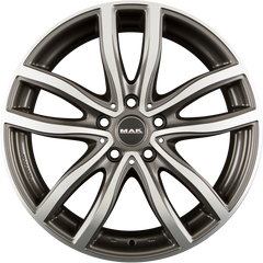 Mak Fahr Gun Metal Mirror Face Alufelge 8x20 Zoll ET51 LK 5x112 ML66.6