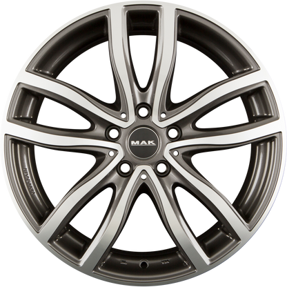 Mak Fahr Gun Metal Mirror Face Alufelge 8x20 Zoll ET51 LK 5x112 ML66.6