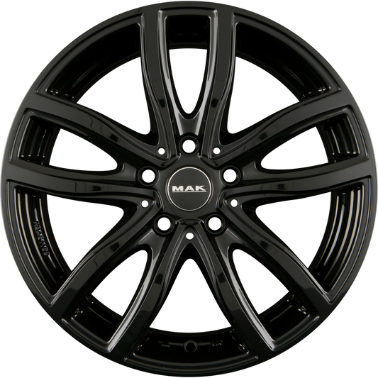 Mak Fahr Gloss Black Alufelge 9x20 Zoll ET35 LK 5x120 ML72.6