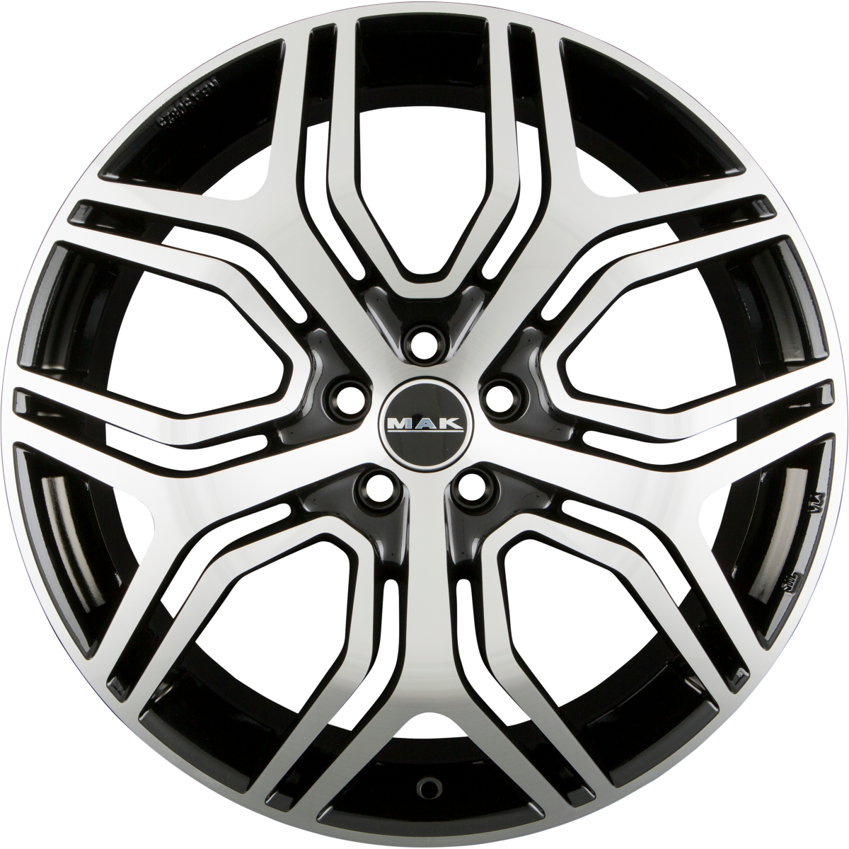 Mak Kingdom Black Mirror Alufelge 8.5x20 Zoll ET42 LK 5x108 ML63.4