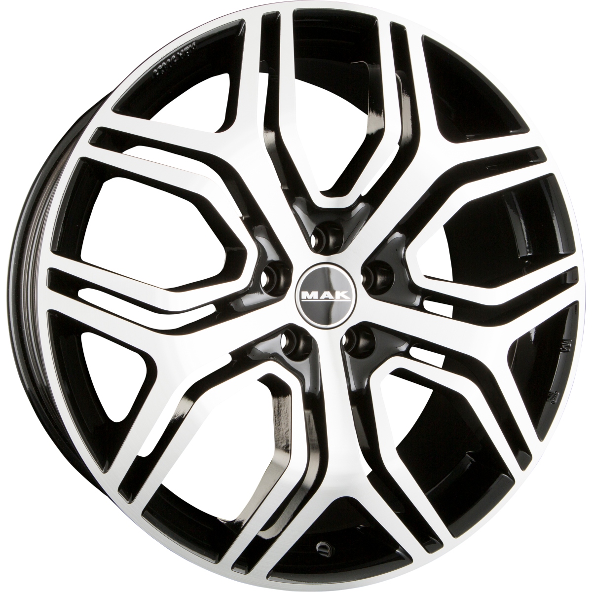 Mak Kingdom Black Mirror Alufelge 8.5x20 Zoll ET42 LK 5x108 ML63.4 – Bild 2