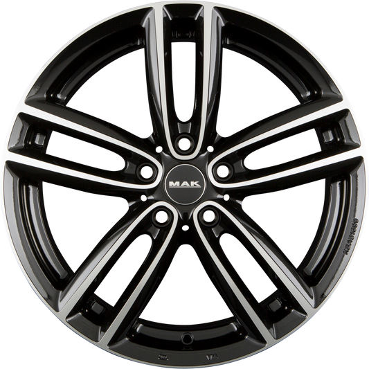 Mak Oxford Black Mirror Alufelge 7x17 Zoll ET54 LK 5x112 ML66.6