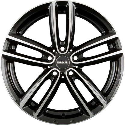 Mak Oxford Black Mirror Alufelge 7x17 Zoll ET54 LK 5x112 ML66.6