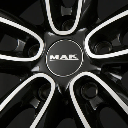 Mak Oxford Black Mirror Alufelge 7x17 Zoll ET54 LK 5x112 ML66.6 – Bild 5