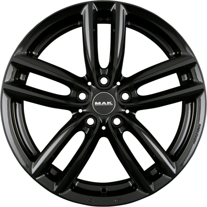 Mak Oxford Gloss Black Alufelge 6.5x16 Zoll ET46 LK 5x120 ML72.6