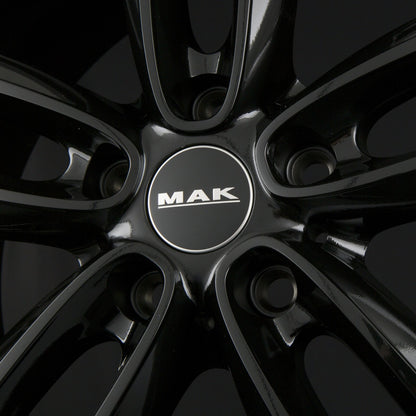 Mak Oxford Gloss Black Alufelge 6.5x16 Zoll ET46 LK 5x120 ML72.6 – Bild 4