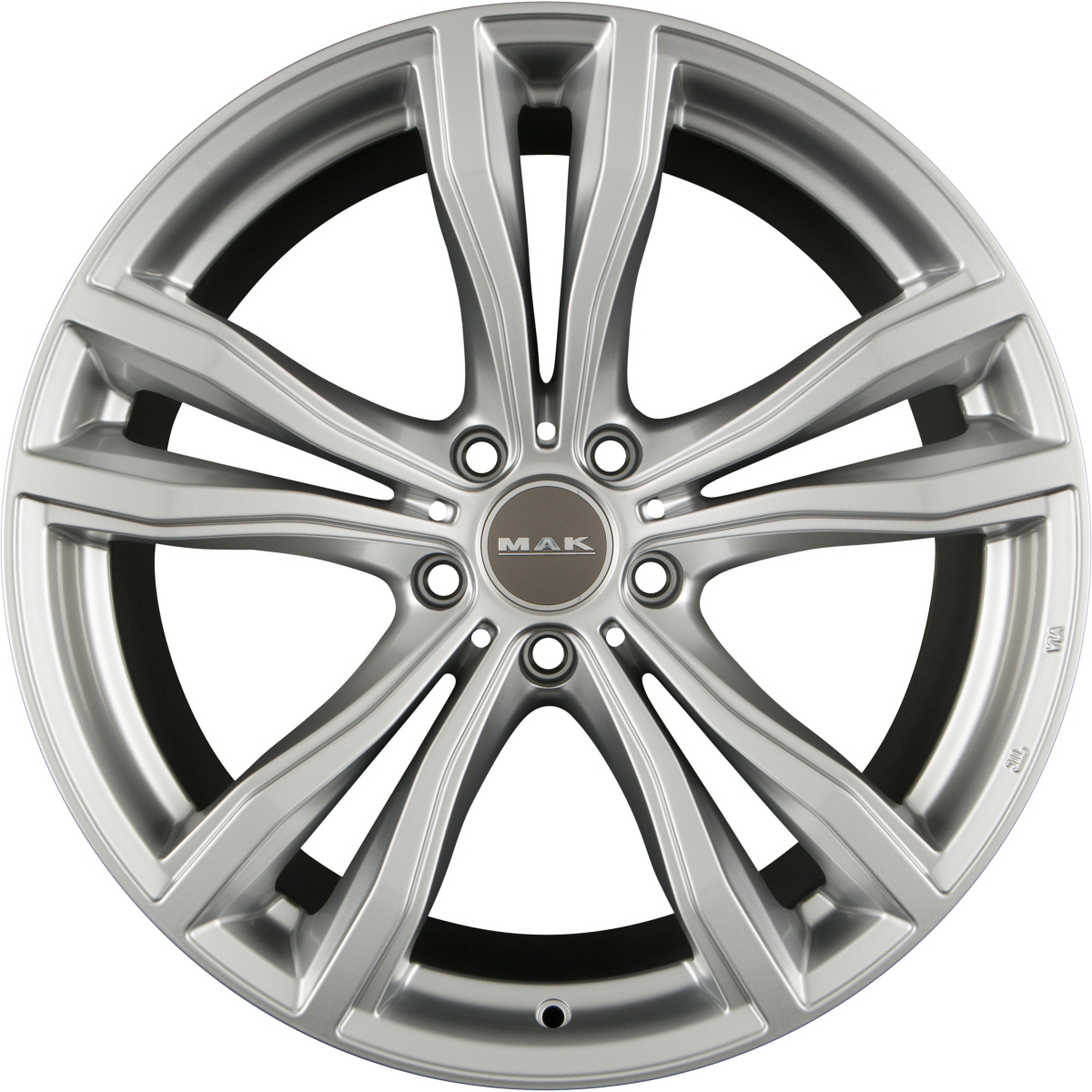 Mak X-Mode Silver Alufelge 9x19 Zoll ET18 LK 5x120 ML74.1