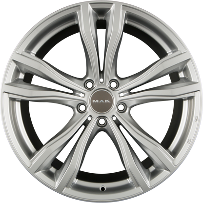 Mak X-Mode Silver Alufelge 9x19 Zoll ET18 LK 5x120 ML74.1