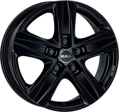Mak Stone 5 Gloss Black Alufelge 7x17 Zoll ET55 LK 5x112 ML66.6