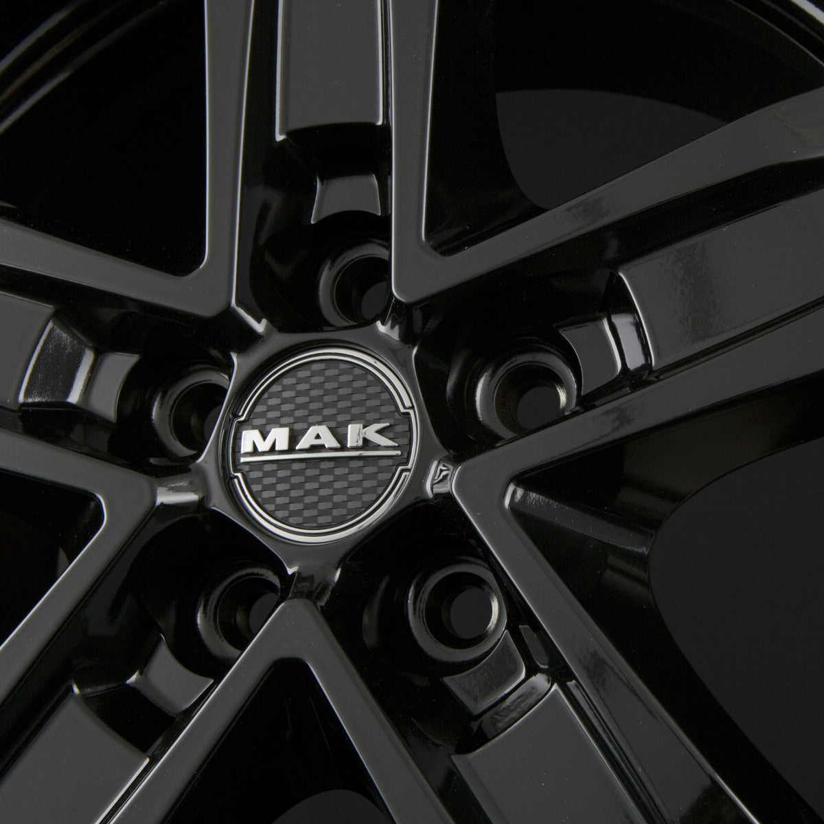 Mak Stone 5 Gloss Black Alufelge 7.5x18 Zoll ET50 LK 5x120 ML65.1 – Bild 5