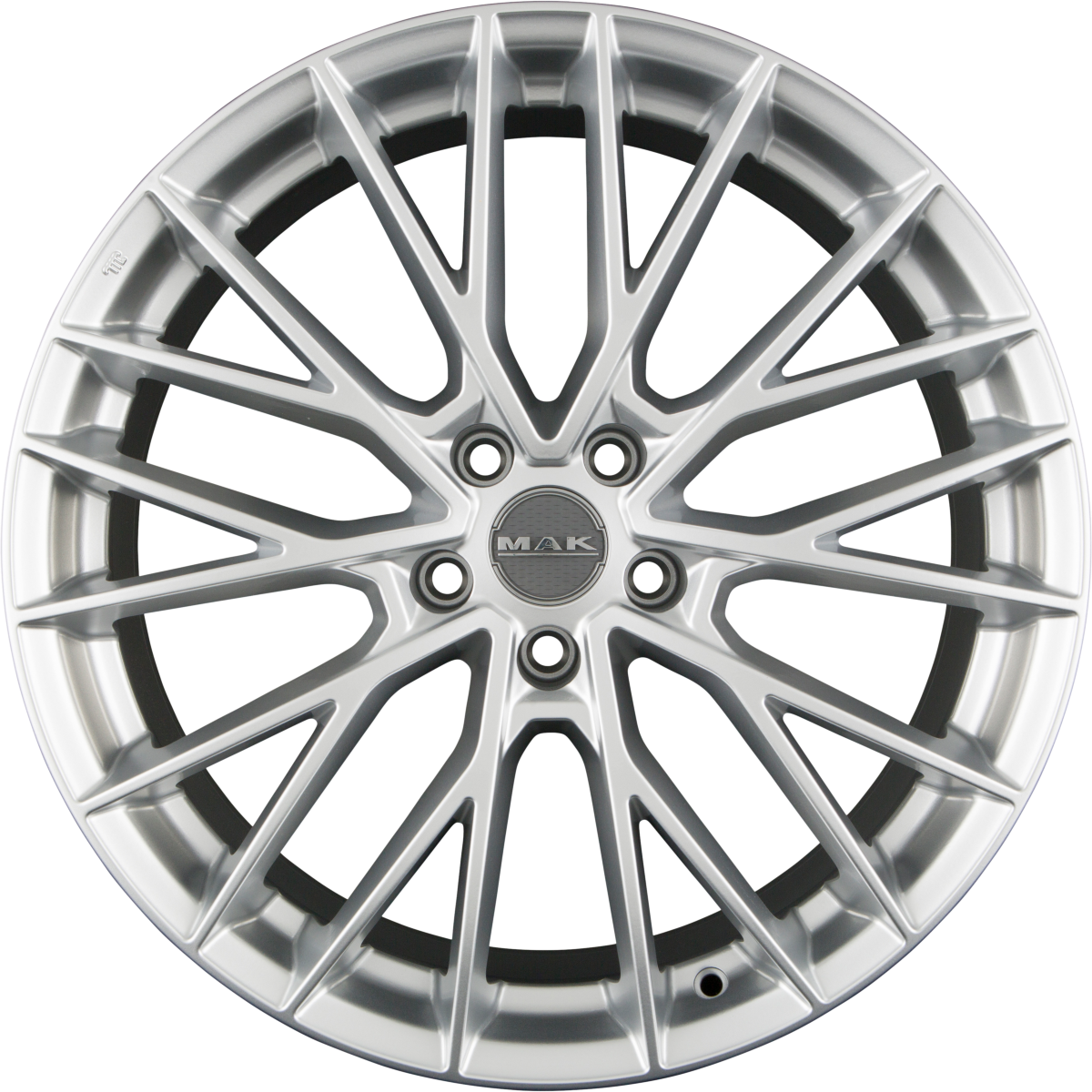 Mak Speciale Silver Alufelge 8.5x20 Zoll ET30 LK 5x112 ML66.6