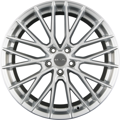 Mak Speciale Silver Alufelge 8.5x20 Zoll ET30 LK 5x112 ML66.6