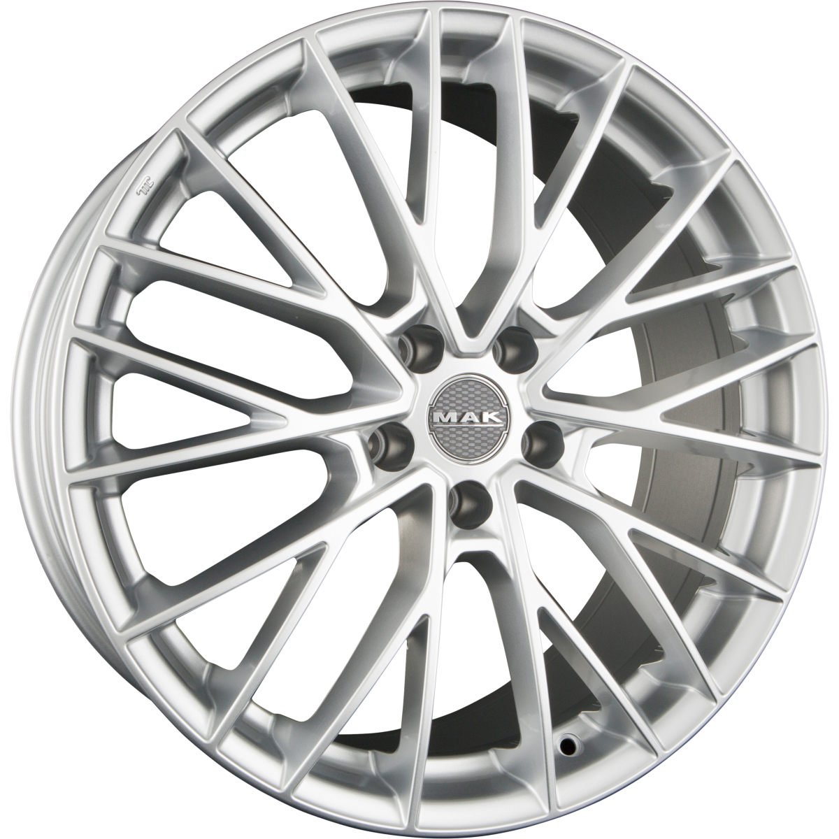 Mak Speciale Silver Alufelge 8.5x20 Zoll ET30 LK 5x112 ML66.6 – Bild 2