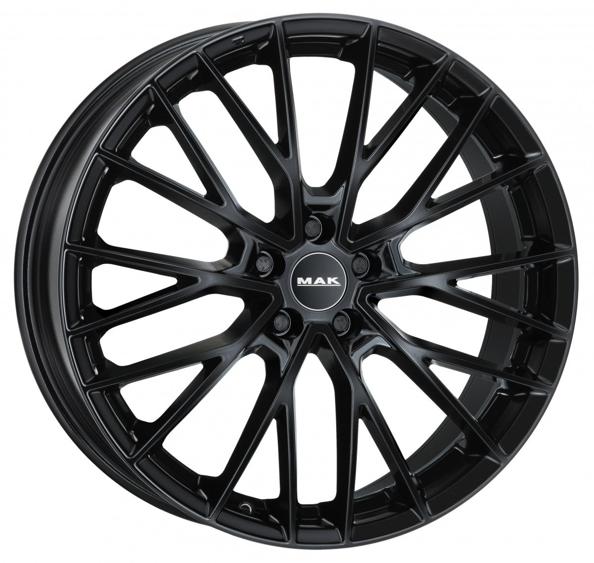 Mak Speciale gloss black Alufelge 8.5x21 Zoll ET35 LK 5x112 ML76