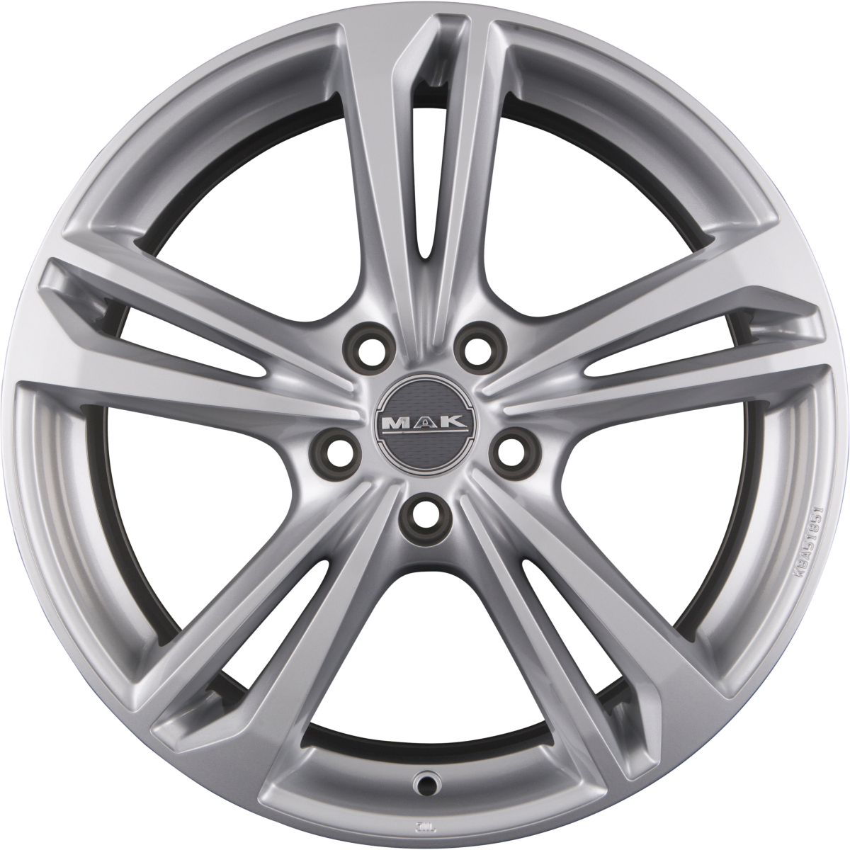 Mak Emblema Silver Alufelge 6x15 Zoll ET38 LK 4x108 ML63.4