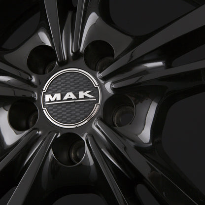 Mak Emblema Gloss Black Alufelge 6.5x16 Zoll ET39 LK 5x105 ML56.6 – Bild 4