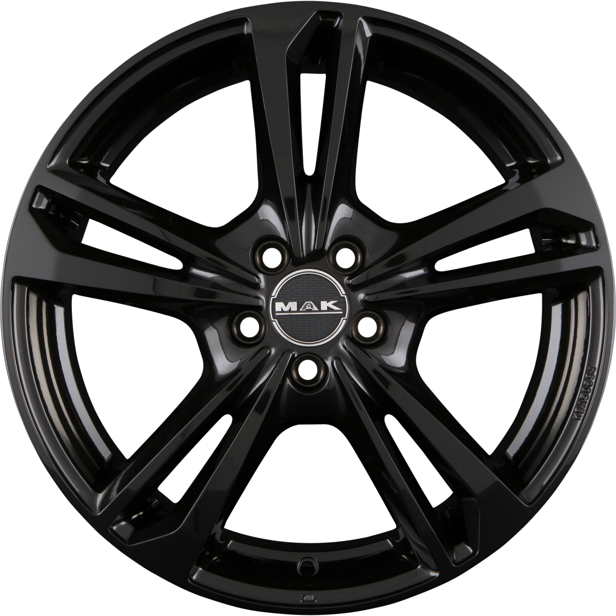 Mak Emblema Gloss Black Alufelge 7x18 Zoll ET38 LK 5x105 ML56.6