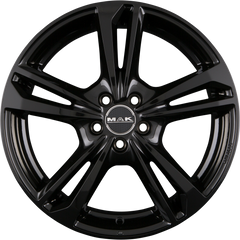 Mak Emblema Gloss Black Alufelge 7x18 Zoll ET38 LK 5x105 ML56.6