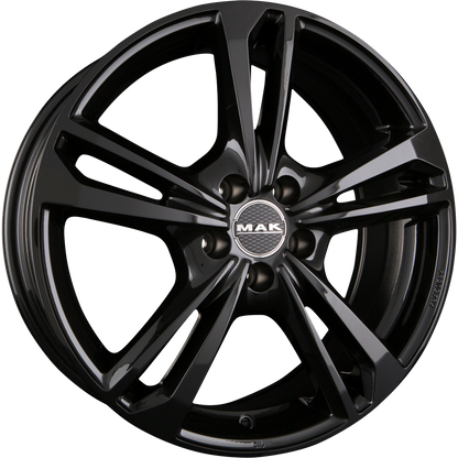 Mak Emblema Gloss Black Alufelge 7x18 Zoll ET38 LK 5x105 ML56.6 – Bild 2
