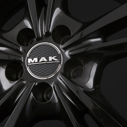 Mak Emblema Gloss Black Alufelge 7x18 Zoll ET38 LK 5x105 ML56.6 – Bild 4