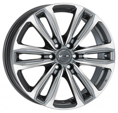 Mak Safari 6 gun metallic mirror Alufelge 8x18 Zoll ET30 LK 6x114.3 ML66.1