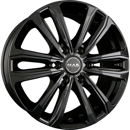 Mak Safari 6 gloss black Alufelge 7.5x17 Zoll ET50 LK 6x139.7 ML93.1 – Bild 4