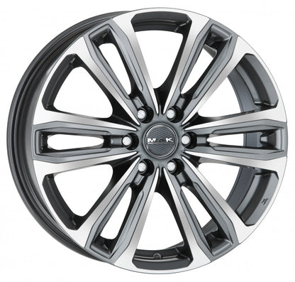 Mak Safari 6 gun metallic mirror Alufelge 7.5x17 Zoll ET50 LK 6x139.7 ML93.1