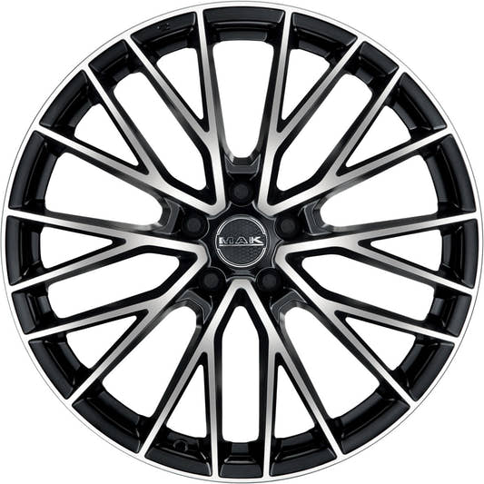Mak Speciale-D black mirror Alufelge 9.5x19 Zoll ET46 LK 5x120 ML72.6 – Bild 2