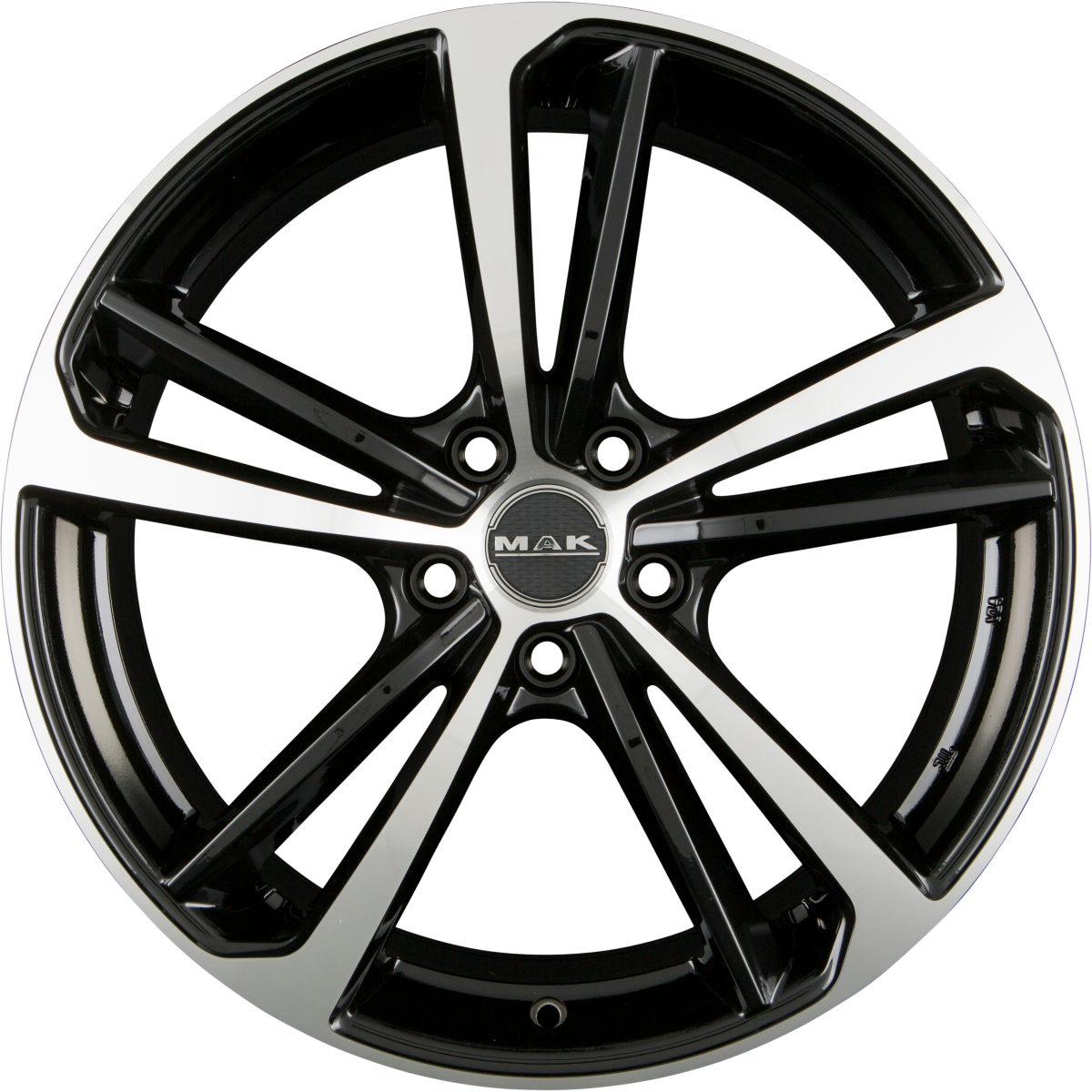 Mak Nürburg Black Mirror Alufelge 8.5x20 Zoll ET45 LK 5x112 ML66.45