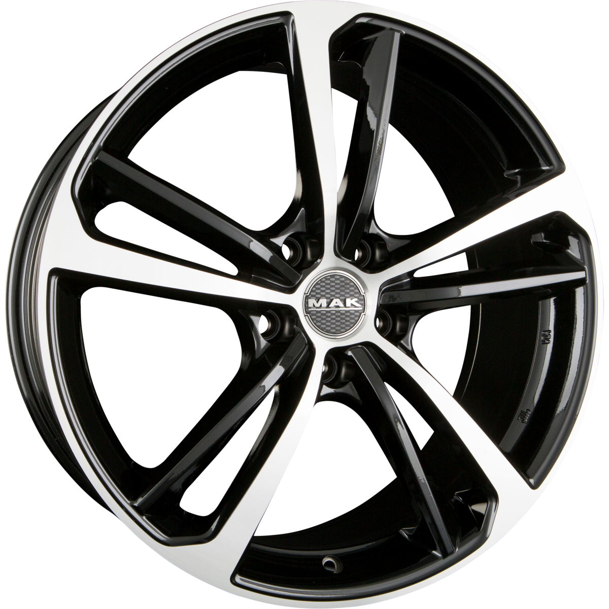 Mak Nürburg Black Mirror Alufelge 8.5x20 Zoll ET45 LK 5x112 ML66.45 – Bild 2