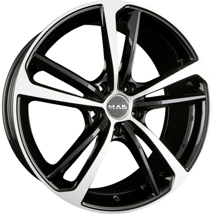Mak Nürburg Black Mirror Alufelge 8.5x20 Zoll ET45 LK 5x112 ML66.45 – Bild 2