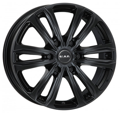 Mak Safari 6 gloss black Alufelge 8.5x20 Zoll ET60 LK 6x130 ML84.1
