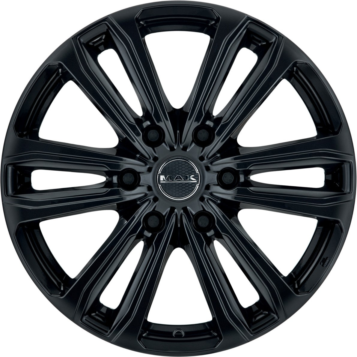 Mak Safari 6 gloss black Alufelge 8.5x20 Zoll ET60 LK 6x130 ML84.1 – Bild 2