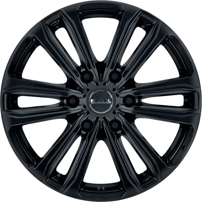 Mak Safari 6 gloss black Alufelge 8.5x20 Zoll ET60 LK 6x130 ML84.1 – Bild 2