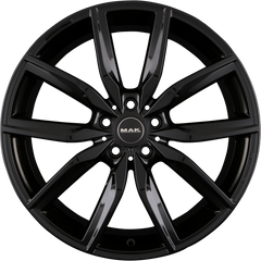 Mak Allianz Gloss Black Alufelge 9.5x19 Zoll ET39 LK 5x120 ML72.6