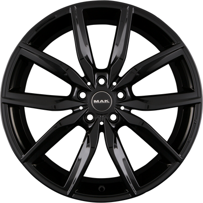Mak Allianz Gloss Black Alufelge 9.5x19 Zoll ET39 LK 5x120 ML72.6