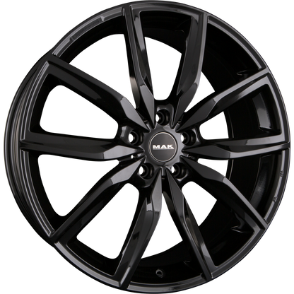 Mak Allianz Gloss Black Alufelge 9.5x19 Zoll ET39 LK 5x120 ML72.6 – Bild 2