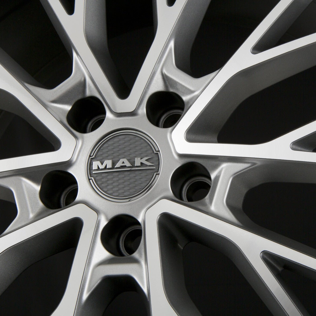 Mak Speciale Graphite Mirror Face Alufelge 8.5x20 Zoll ET30 LK 5x112 ML66.6 – Bild 3