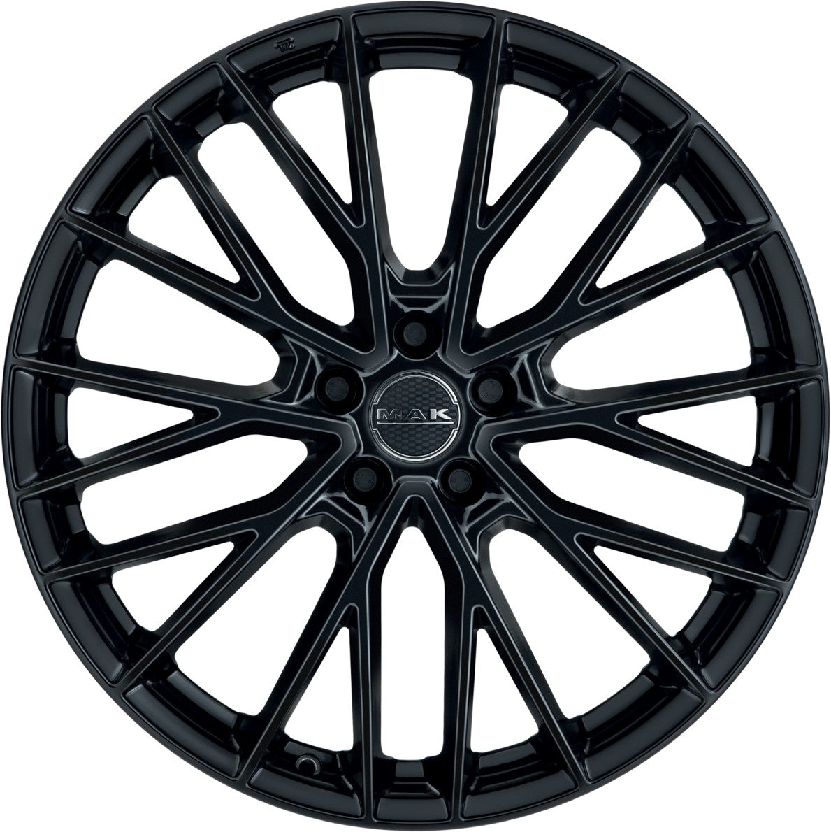 Mak Speciale gloss black Alufelge 8.5x19 Zoll ET30 LK 5x114.3 ML76 – Bild 2