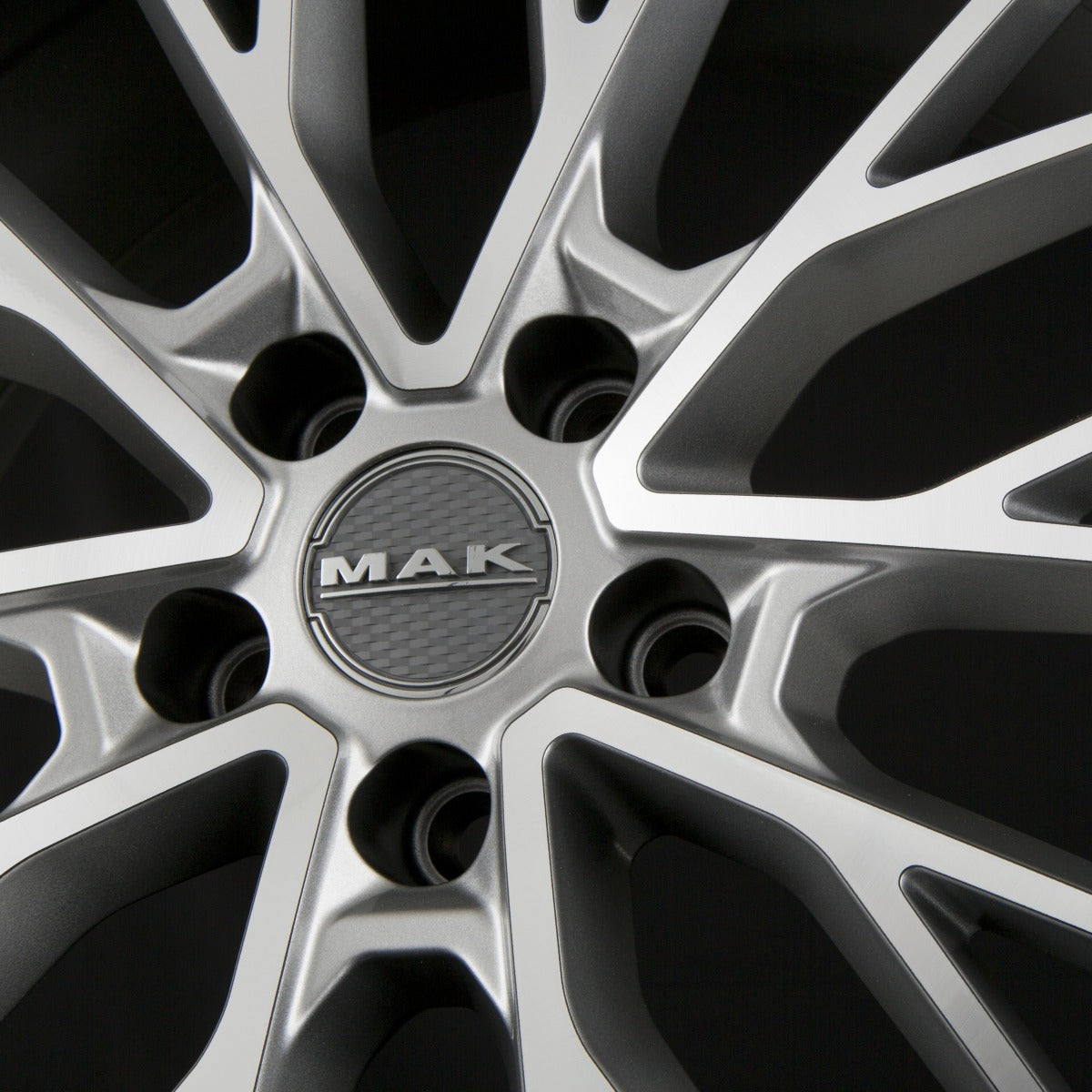 Mak Speciale Graphite Mirror Face Alufelge 9x21 Zoll ET40 LK 5x114.3 ML67.1 – Bild 4