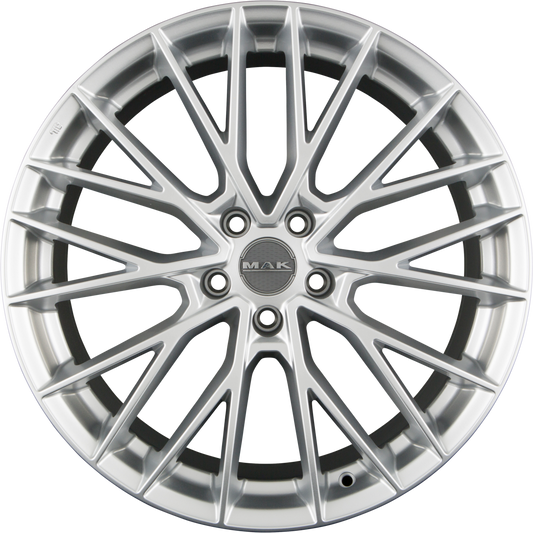 Mak Speciale Silver Alufelge 9.5x20 Zoll ET22 LK 5x112 ML66.45