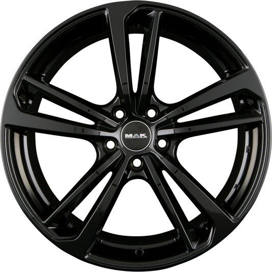 Mak Nürburg Gloss Black Alufelge 9x20 Zoll ET52 LK 5x112 ML57.1