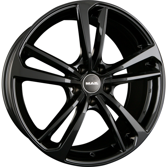Mak Nürburg Gloss Black Alufelge 9x20 Zoll ET52 LK 5x112 ML57.1 – Bild 2
