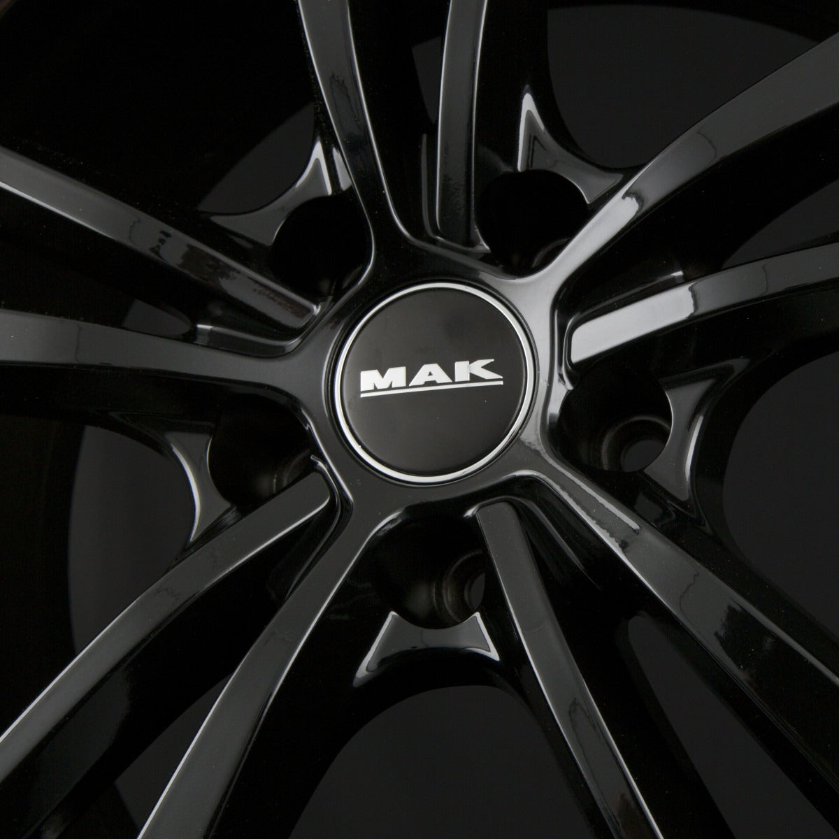Mak Nürburg Gloss Black Alufelge 9x20 Zoll ET52 LK 5x112 ML57.1 – Bild 4