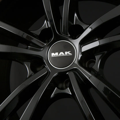 Mak Nürburg Gloss Black Alufelge 9x20 Zoll ET52 LK 5x112 ML57.1 – Bild 4