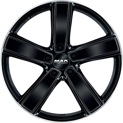 Mak Turismo-D-FF gloss black mirror ring Alufelge – Bild 2