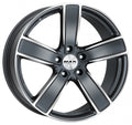 Mak Turismo-D-FF gun metallic mirror Alufelge 10x21 Zoll ET19 LK 5x112 ML66.45