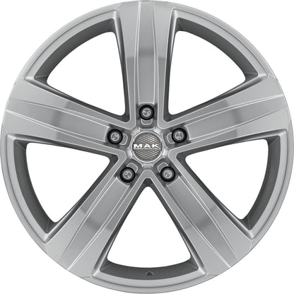 Mak Stone 5 Silver Alufelge 6.5x16 Zoll ET60 LK 5x160 ML65.1 – Bild 2
